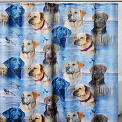 Lots of Labs shower Curtain