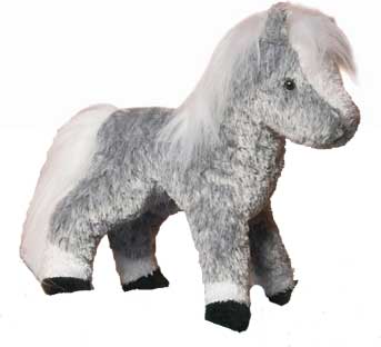 Plush Dapple Gray Pony