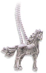 Sterling Silver Stallion Pendant