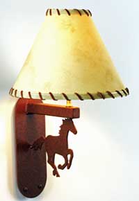Running Horse Wall Lamp