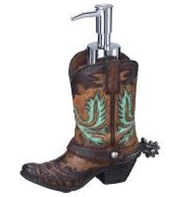 Cowboy Boot Lotion/ Soap Pump   