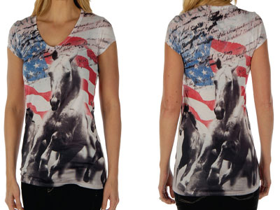 American Freedom Horses T-shirt