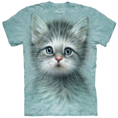 Blue Eyed Kitten T- Shirt