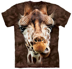 Giraffe Face T- Shirt