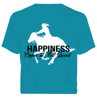 Happiness Comes At Full Speed Womens T