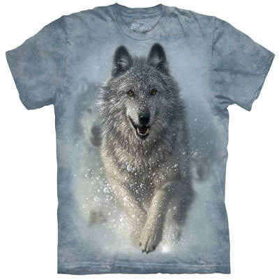 Snow Plow Wolf T- Shirt