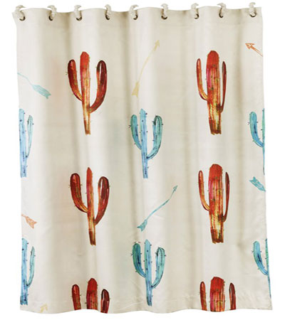 Cactus shower Curtain