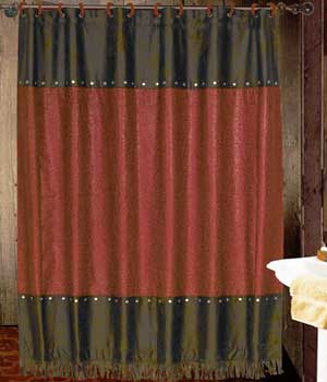 Cheyenne Red shower Curtain