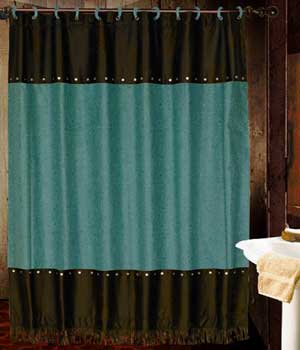 Cheyenne Turquoise Shower Curtain   
