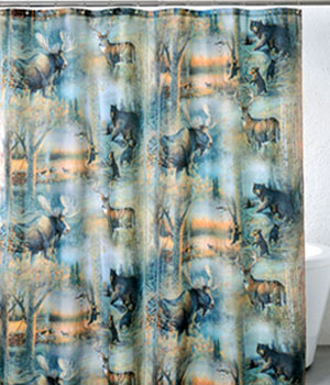 Moose/Elk Shower Curtain