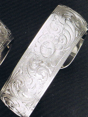 Small Carved Cuff Bracelet