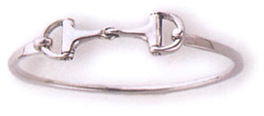 Sterling Silver Snaffle Bit Bracelet (#BR711)