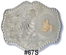 Barrel Racer Belt Buckle
