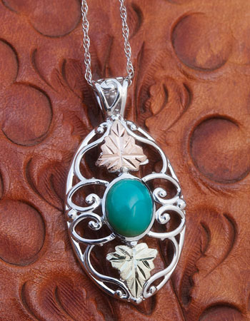 Sterling / Turquoise  Pendant