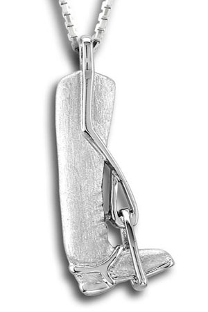 Sterling Riding Boot Pendant