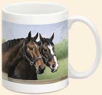 2 Horseheads Mug