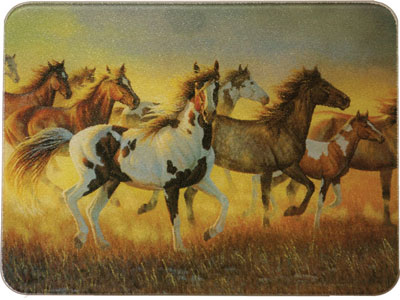 Horse and Saddle Cutting Board