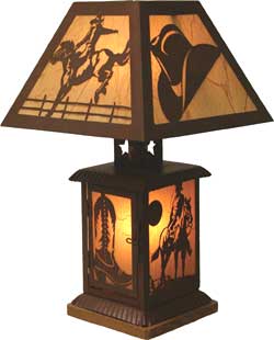 Western Tin Lamp