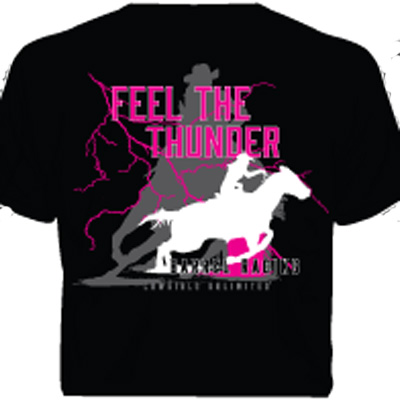 Feel the Thunder Womens T-shirt