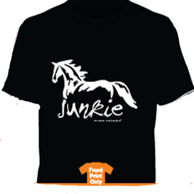 Horse Junkie Womens T-Shirt
