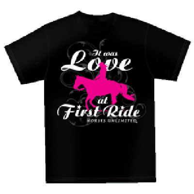 Love At First Ride Womens T-Shirt