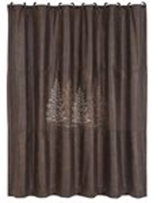 Pine Trees Shower Curtain