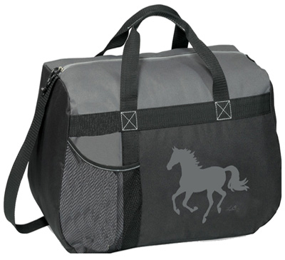 Running Horse Duffle Bag Black