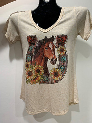 Sunflower Mare Womens T-shirt