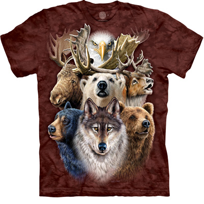 Wildlife Collage T-shirt