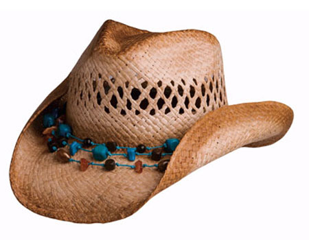 Cowgirl Western Necklace Hat 