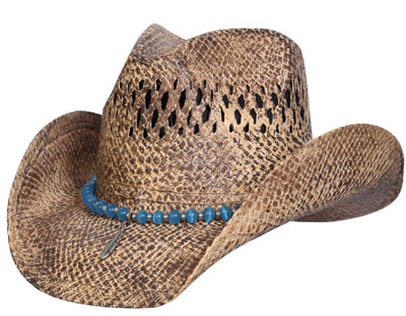 Stones and Feather Western Shapeable Hat 