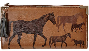 Horse Print Wallet 