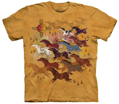 Horses and Sun T Shirt