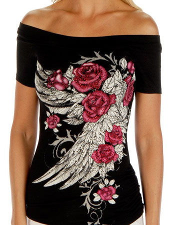 Bling and Roses T-shirt
