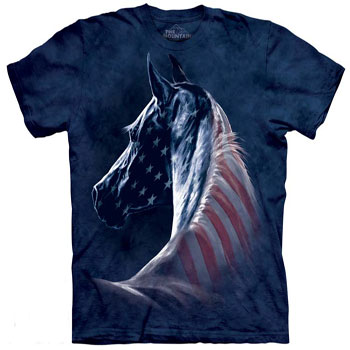 Patriotic Horse T- Shirt